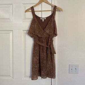 Forever 21 summer mini dress with ribbon tie.